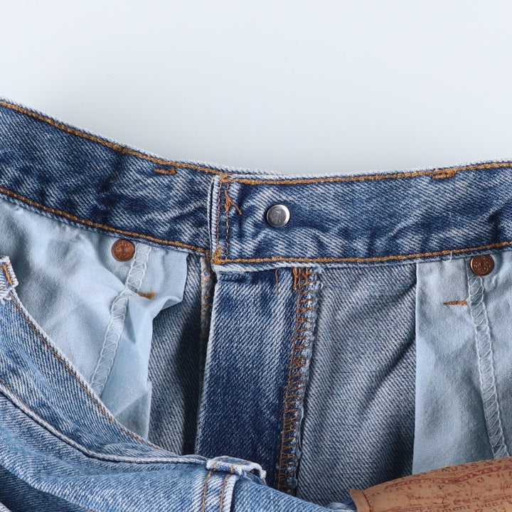 00'S Levi's 550 Relaxed Fit Tapered Denim Pants Made in USA Men's W32 cotton blue type Vintage Second Hand