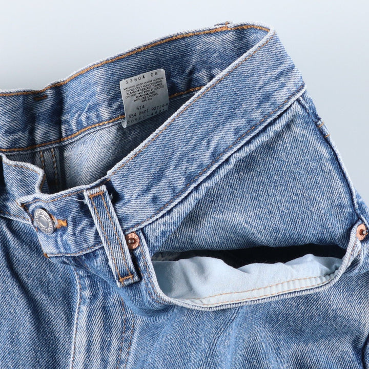 00'S Levi's 550 Relaxed Fit Tapered Denim Pants Made in USA Men's W32 cotton blue type Vintage Second Hand