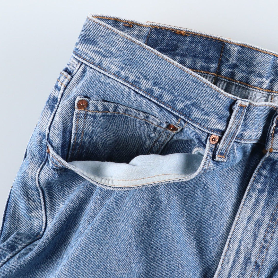 00'S Levi's 550 Relaxed Fit Tapered Denim Pants Made in USA Men's W32 cotton blue type Vintage Second Hand