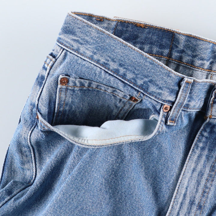 00'S Levi's 550 Relaxed Fit Tapered Denim Pants Made in USA Men's W32 cotton blue type Vintage Second Hand