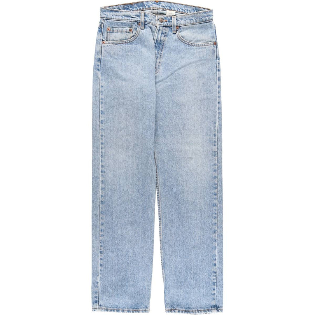 90'S Levi's 505-4891 Regular Fit Straight Leg Tapered Denim Pants, Made in USA, Men's, Size W31, Vintage cotton blue type Vintage Second Hand