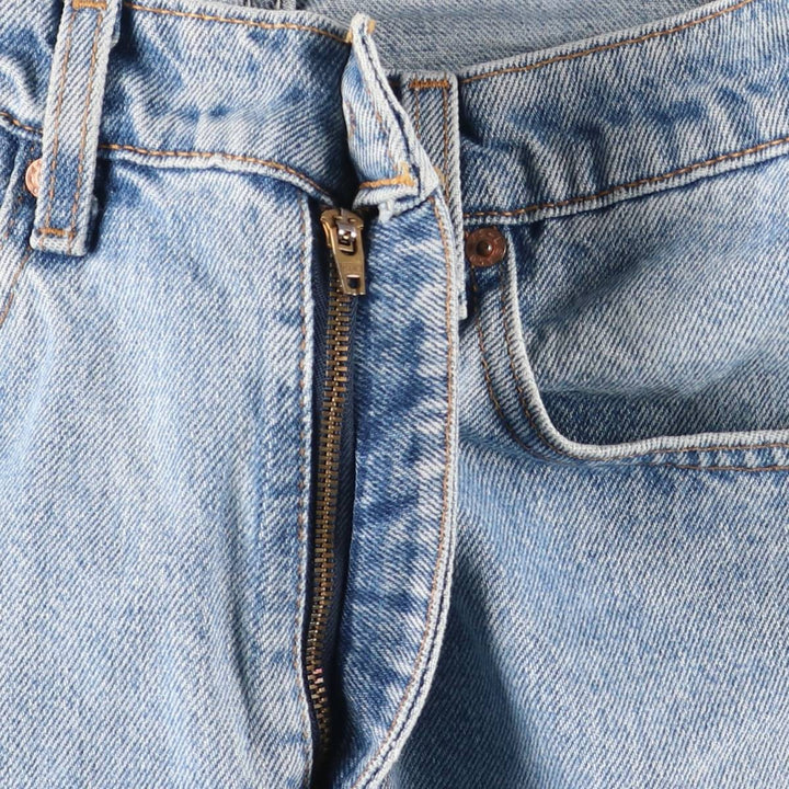 90'S Levi's 505-4891 Regular Fit Straight Leg Tapered Denim Pants, Made in USA, Men's, Size W31, Vintage cotton blue type Vintage Second Hand