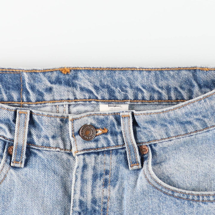 90'S Levi's 505-4891 Regular Fit Straight Leg Tapered Denim Pants, Made in USA, Men's, Size W31, Vintage cotton blue type Vintage Second Hand