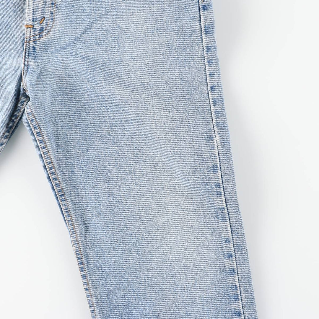 90'S Levi's 505-4891 Regular Fit Straight Leg Tapered Denim Pants, Made in USA, Men's, Size W31, Vintage cotton blue type Vintage Second Hand