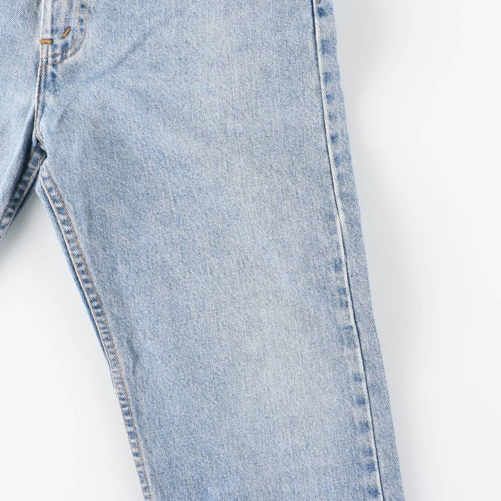 90'S Levi's 505-4891 Regular Fit Straight Leg Tapered Denim Pants, Made in USA, Men's, Size W31, Vintage cotton blue type Vintage Second Hand