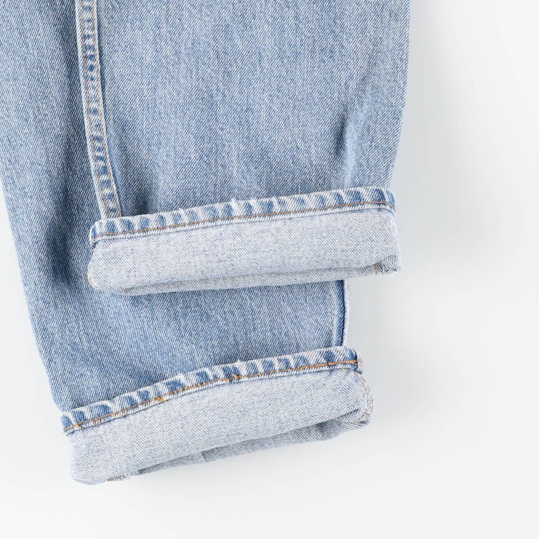 90'S Levi's 505-4891 Regular Fit Straight Leg Tapered Denim Pants, Made in USA, Men's, Size W31, Vintage cotton blue type Vintage Second Hand