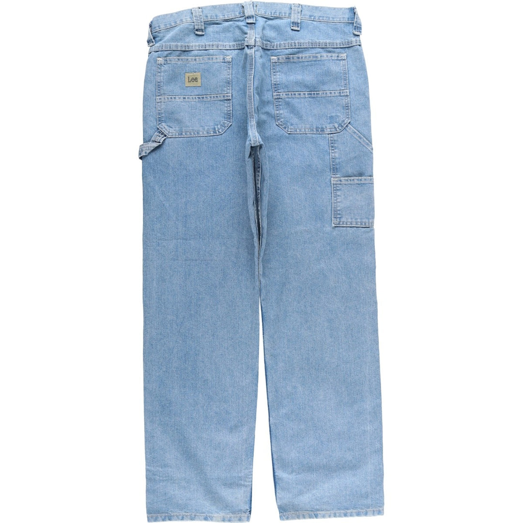 Lee Loose Fit Denim Painter Pants, Men's, Size 34 cotton blue type Vintage Second Hand