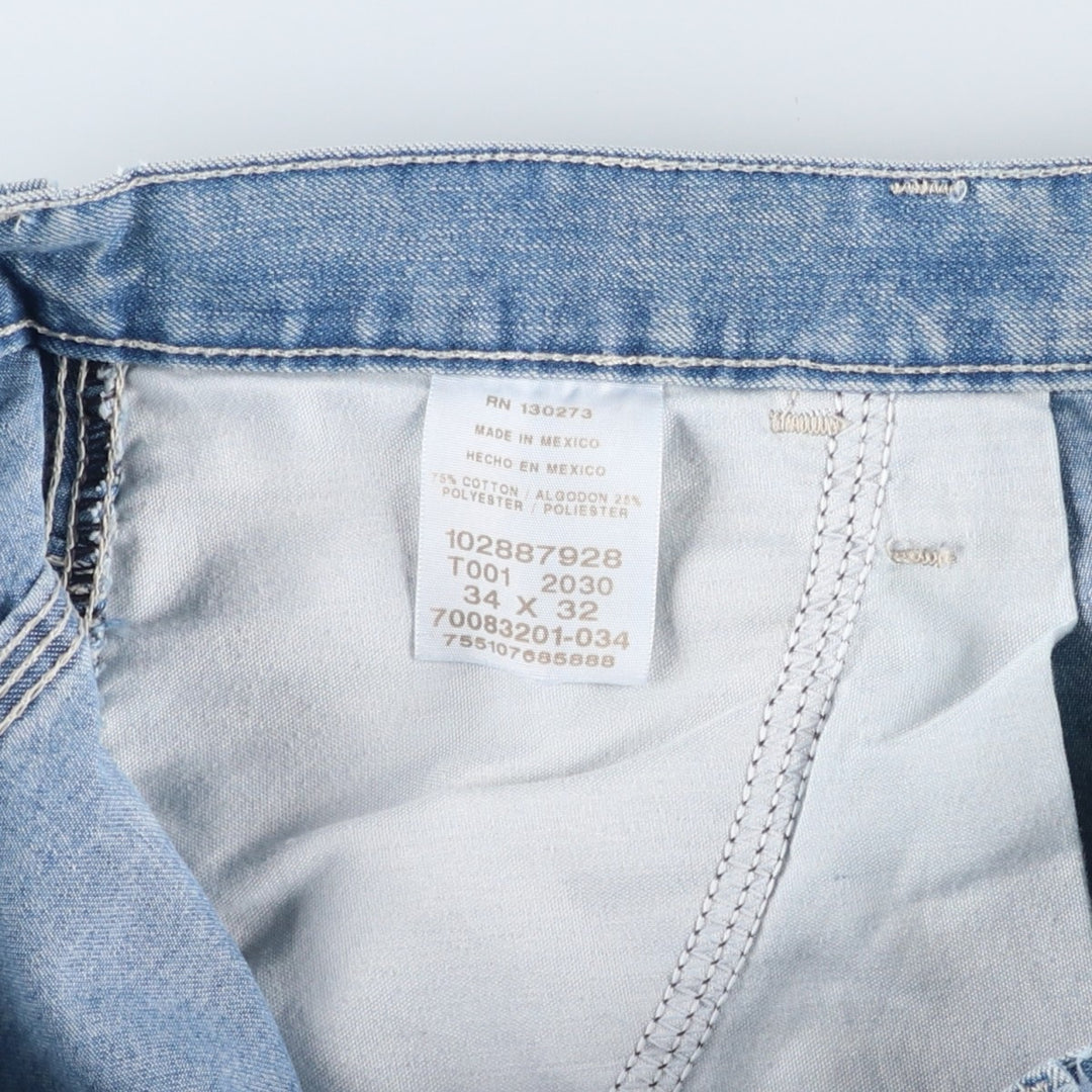 Lee Loose Fit Denim Painter Pants, Men's, Size 34 cotton blue type Vintage Second Hand