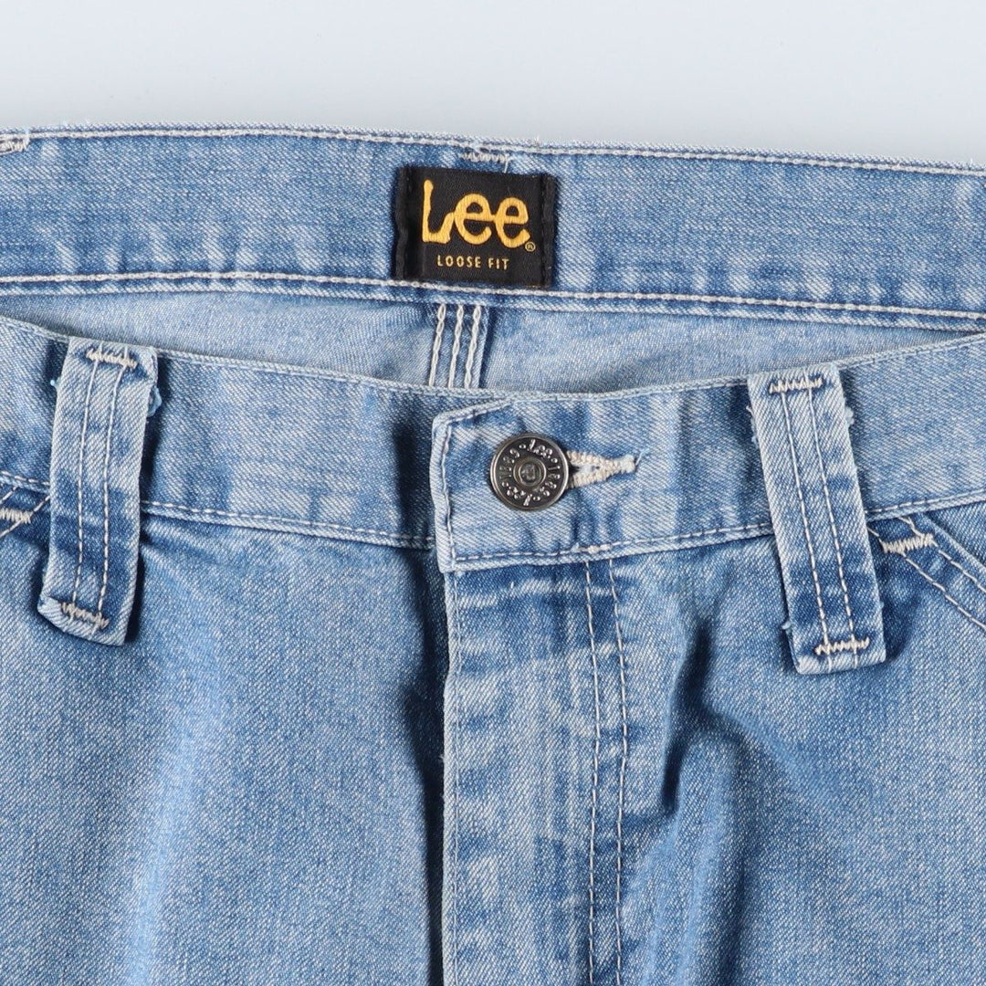 Lee Loose Fit Denim Painter Pants, Men's, Size 34 cotton blue type Vintage Second Hand