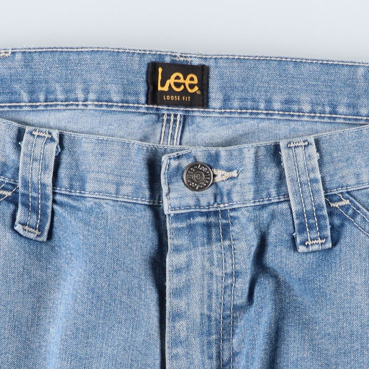 Lee Loose Fit Denim Painter Pants, Men's, Size 34 cotton blue type Vintage Second Hand