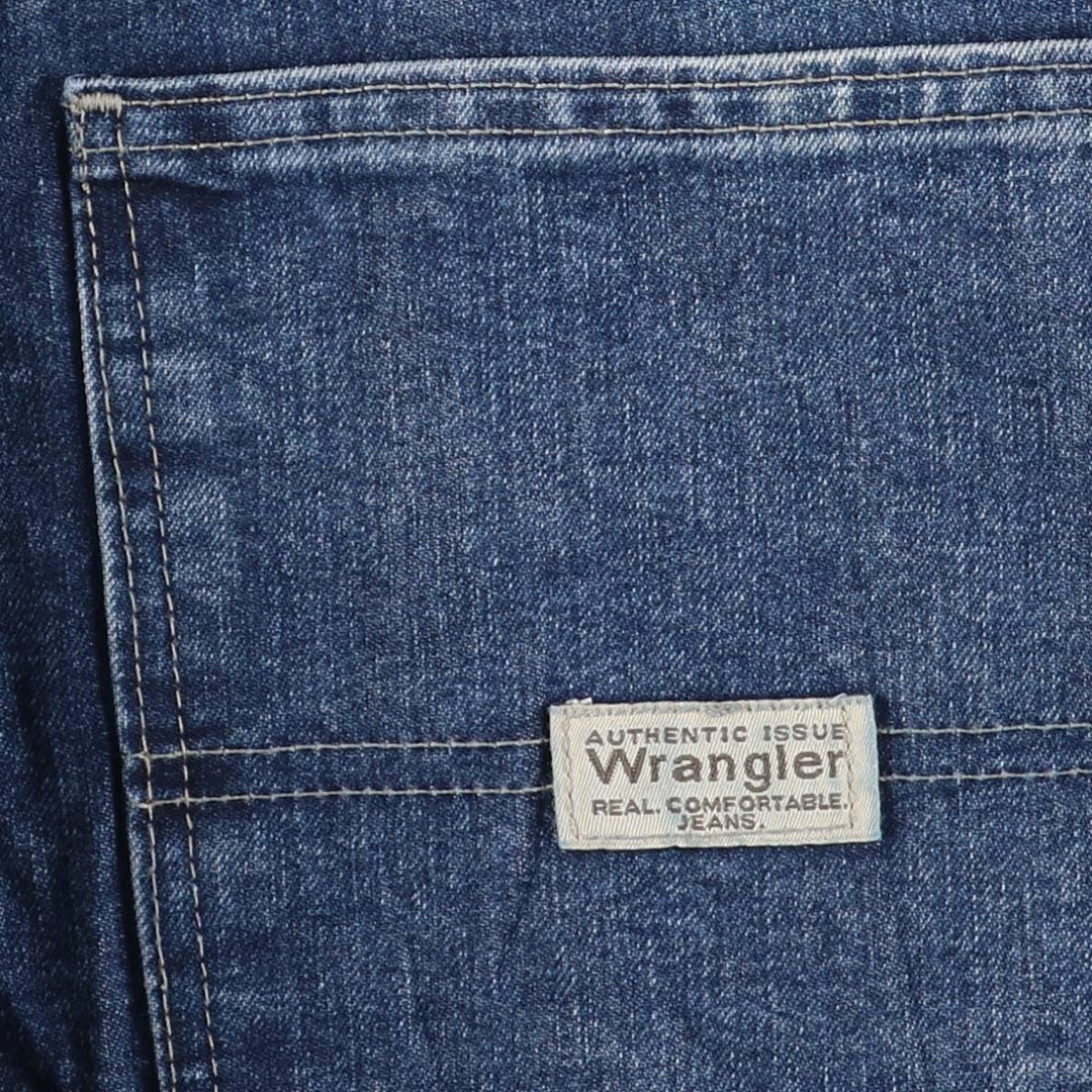 00'S Wrangler CARPENTER denim painter pants for men, equivalent to w37 cotton blue type Vintage Second Hand