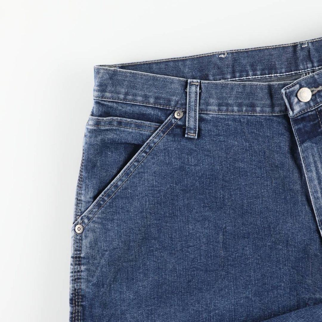 00'S Wrangler CARPENTER denim painter pants for men, equivalent to w37 cotton blue type Vintage Second Hand