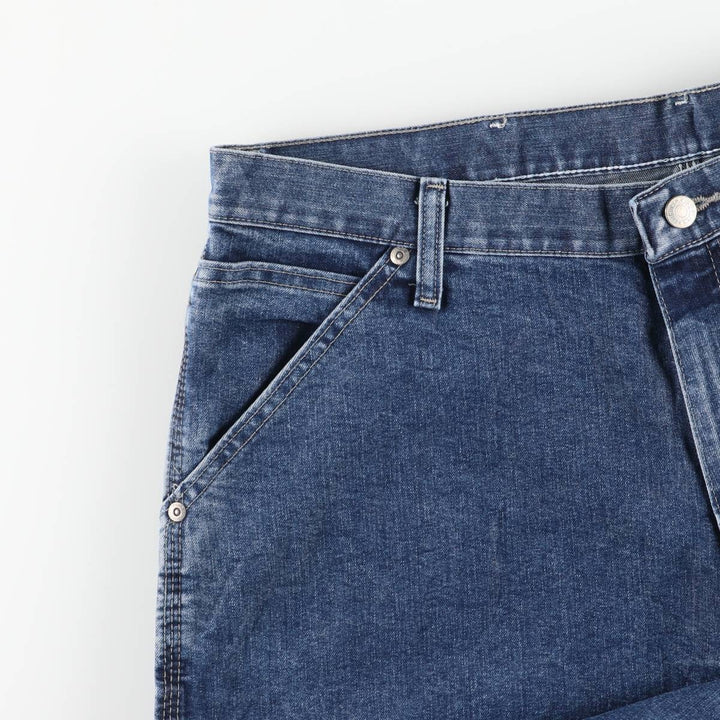 00'S Wrangler CARPENTER denim painter pants for men, equivalent to w37 cotton blue type Vintage Second Hand