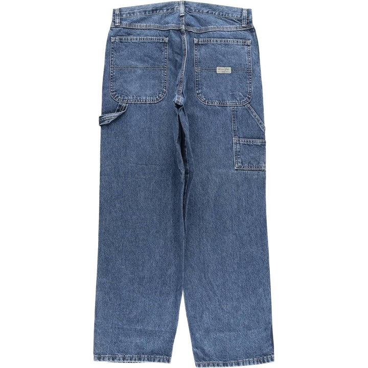00'S Wrangler CARPENTER denim painter pants for men, equivalent to W32 cotton blue type Vintage Second Hand