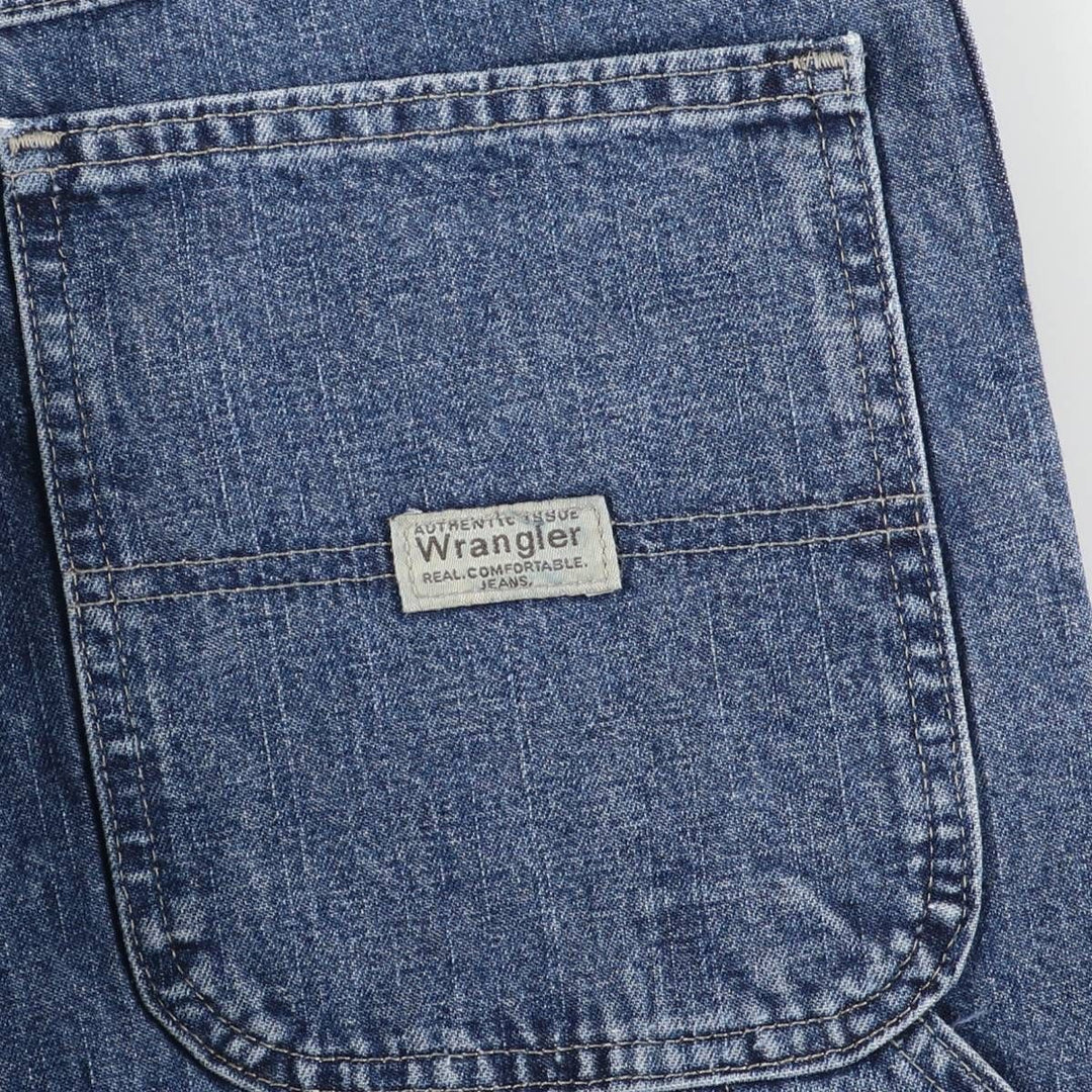 00'S Wrangler CARPENTER denim painter pants for men, equivalent to W32 cotton blue type Vintage Second Hand
