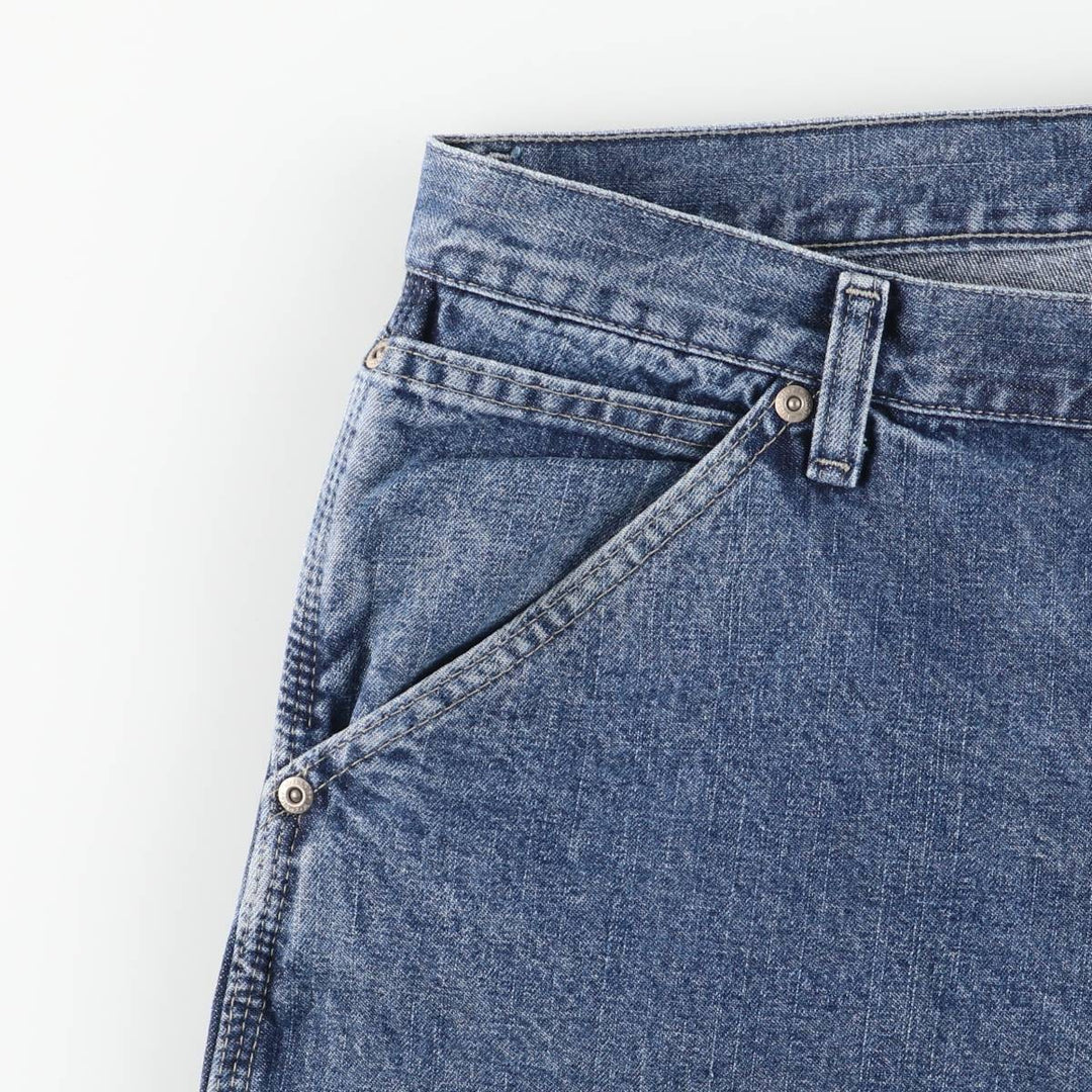 00'S Wrangler CARPENTER denim painter pants for men, equivalent to W32 cotton blue type Vintage Second Hand