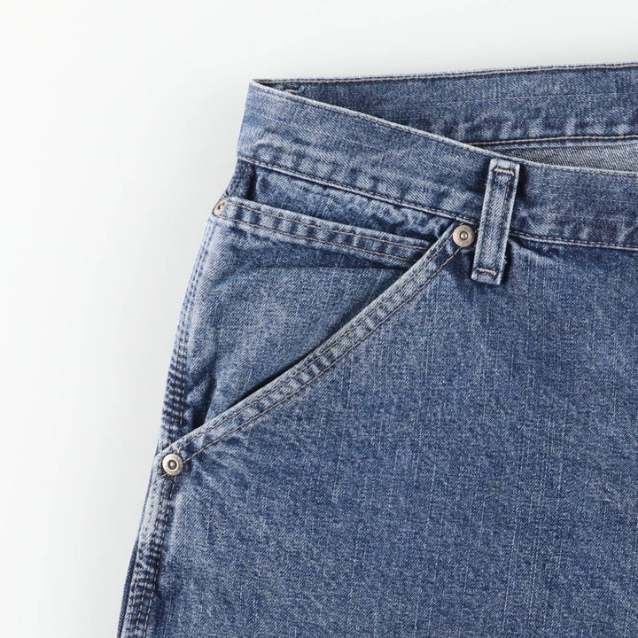 00'S Wrangler CARPENTER denim painter pants for men, equivalent to W32 cotton blue type Vintage Second Hand