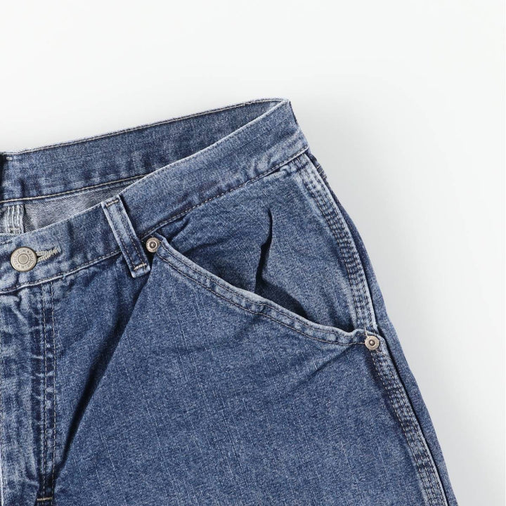 00'S Wrangler CARPENTER denim painter pants for men, equivalent to W32 cotton blue type Vintage Second Hand