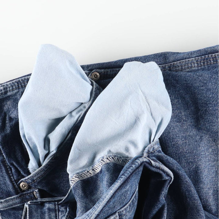 00'S Wrangler CARPENTER denim painter pants for men, equivalent to W32 cotton blue type Vintage Second Hand