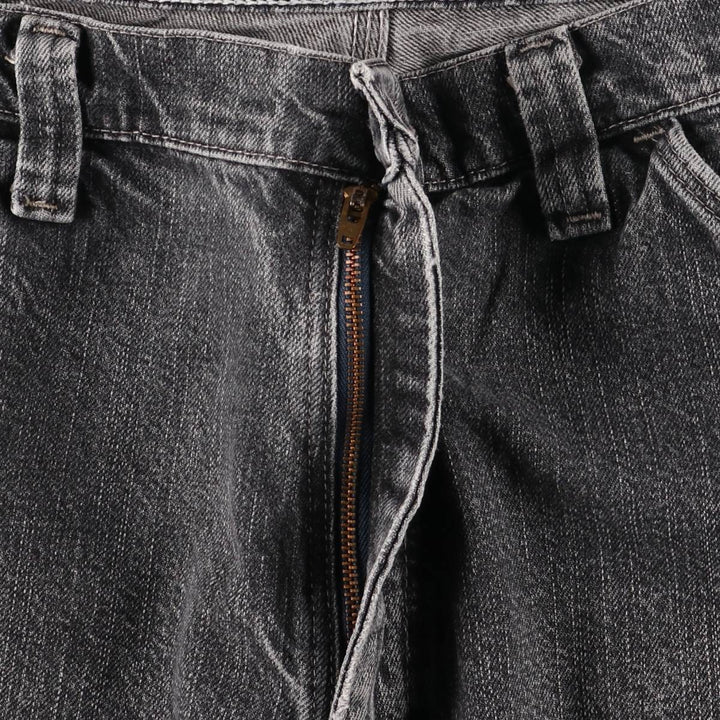 2000'S Wrangler Black Denim Painter Shorts, Men's, Size W35 cotton black type Vintage Second Hand