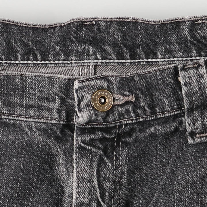 2000'S Wrangler Black Denim Painter Shorts, Men's, Size W35 cotton black type Vintage Second Hand