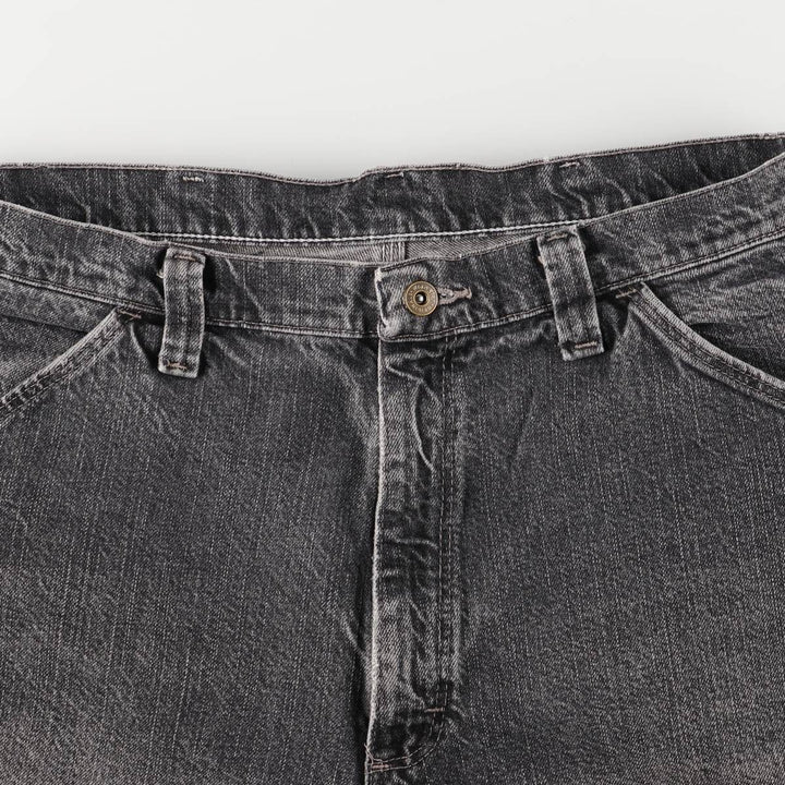 2000'S Wrangler Black Denim Painter Shorts, Men's, Size W35 cotton black type Vintage Second Hand