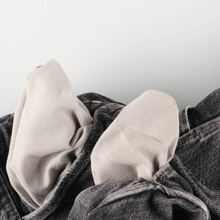 2000'S Wrangler Black Denim Painter Shorts, Men's, Size W35 cotton black type Vintage Second Hand