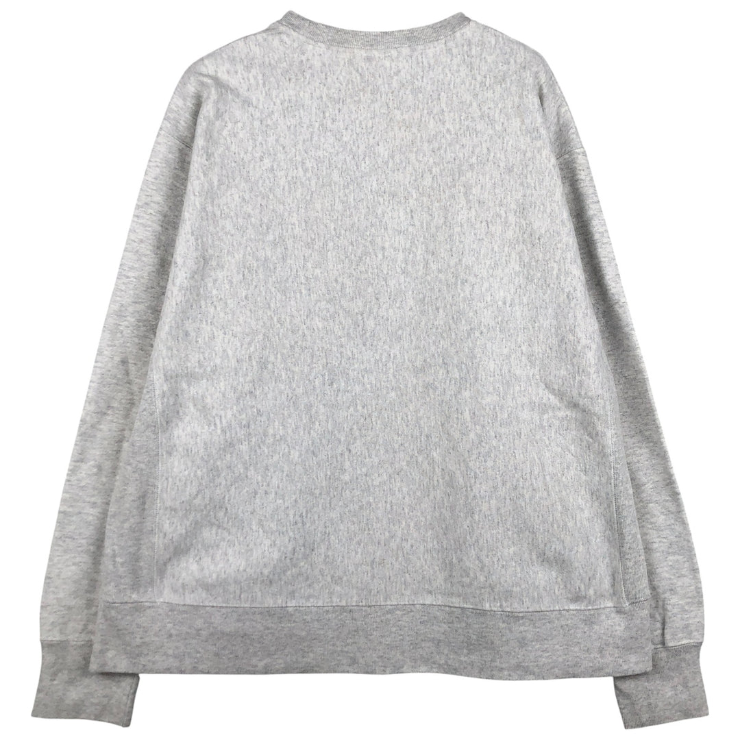 Champion REVERSE WEAVE Reverse Weave College Sweatshirt Trainer Men's XL cotton gray type Vintage Second Hand