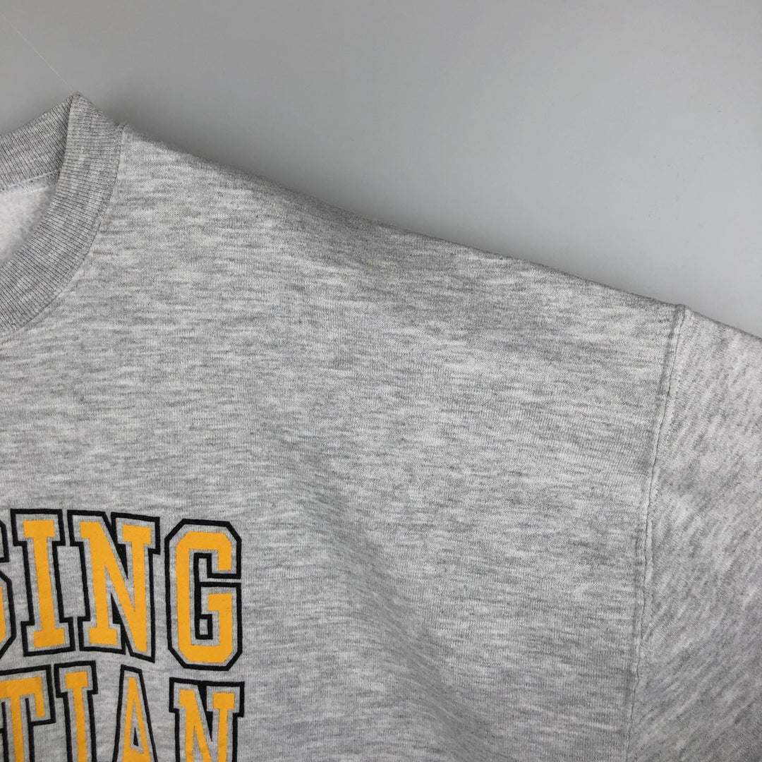 Vintage 90'S Russell ATHLETIC college sweatshirt, men's size XXL cotton gray type Vintage Second Hand