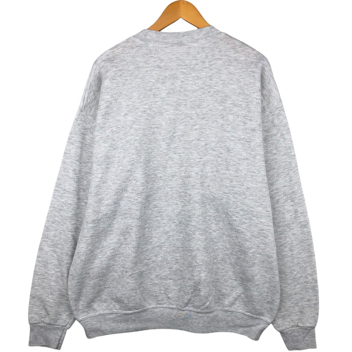 Vintage 90'S Lee Heavy Weight Solid Color Blank Sweatshirt, Made in USA, Men's Size XL unclear gray type Vintage Second Hand