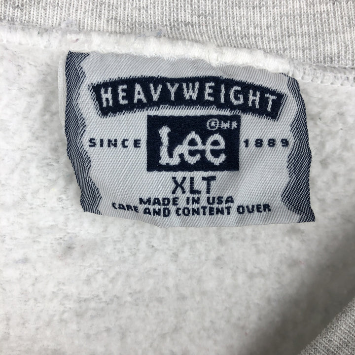 Vintage 90'S Lee Heavy Weight Solid Color Blank Sweatshirt, Made in USA, Men's Size XL unclear gray type Vintage Second Hand
