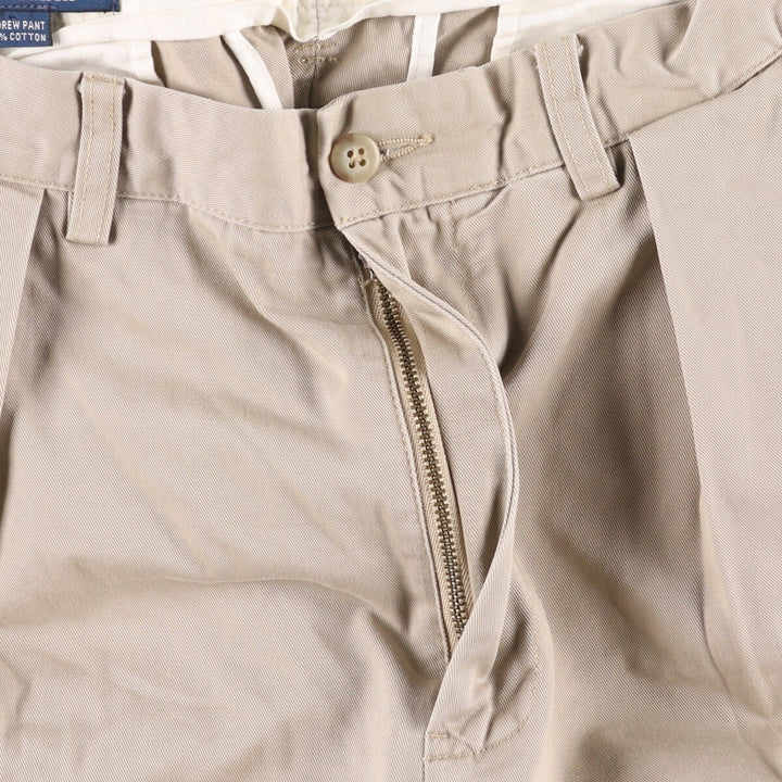 Ralph Lauren POLO by Ralph Lauren ANDREW PANT Two-pleat chino pants for men, equivalent to W34 cotton Beige type Vintage Second Hand