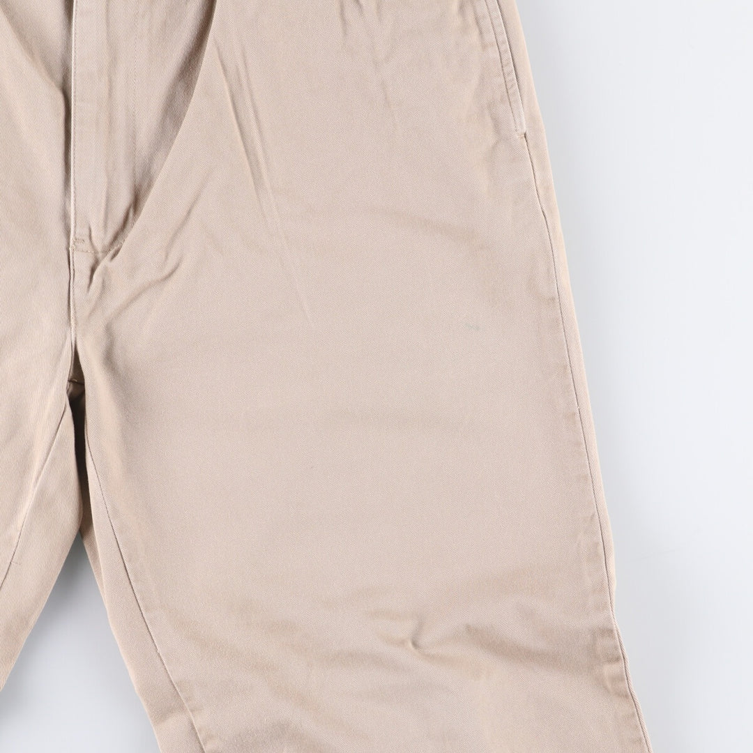Ralph Lauren Polo Ralph Lauren Andrew Pant Two-pleat Chino Pants Men's Size W34 cotton Beige type Vintage Second Hand
