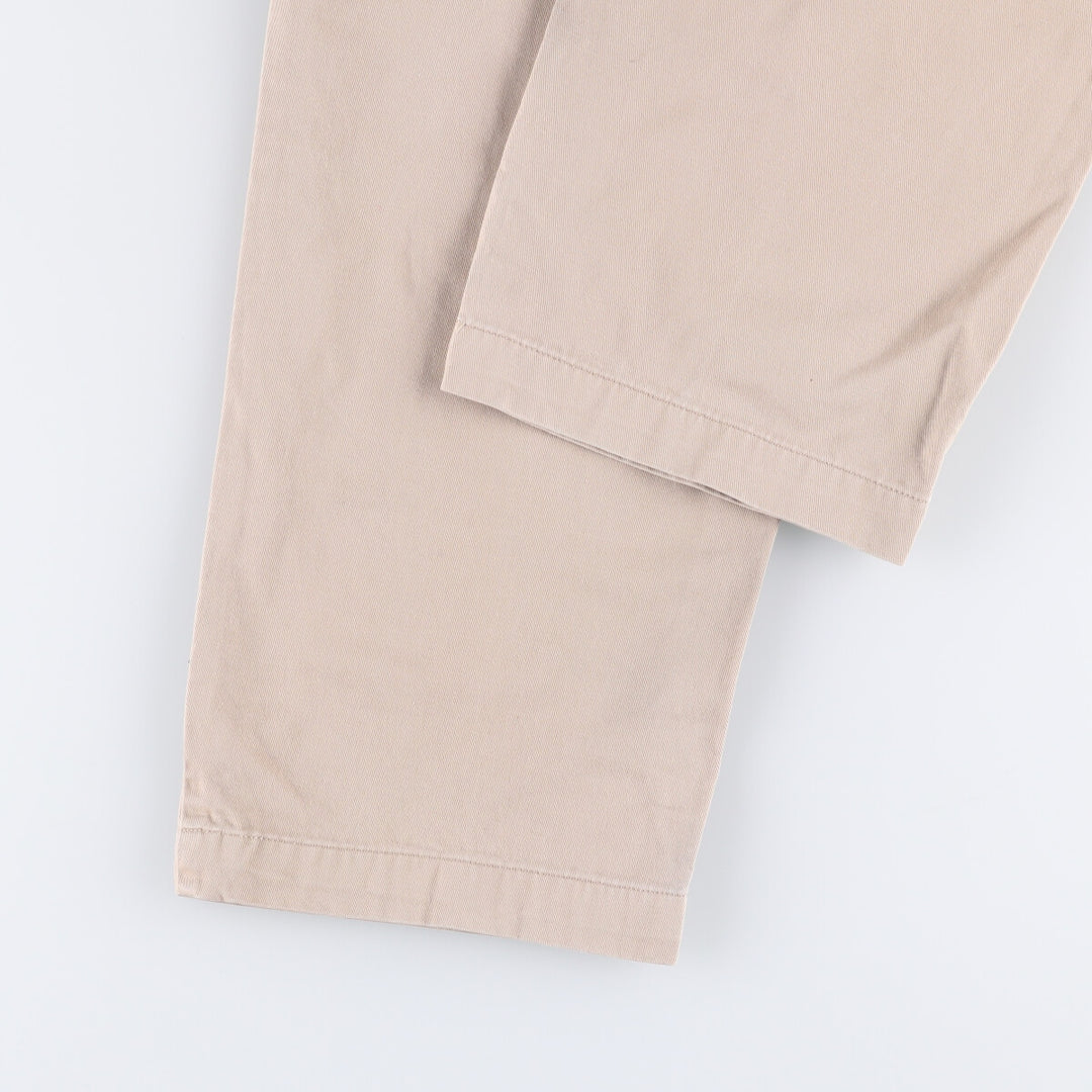 Ralph Lauren Polo Ralph Lauren Andrew Pant Two-pleat Chino Pants Men's Size W34 cotton Beige type Vintage Second Hand