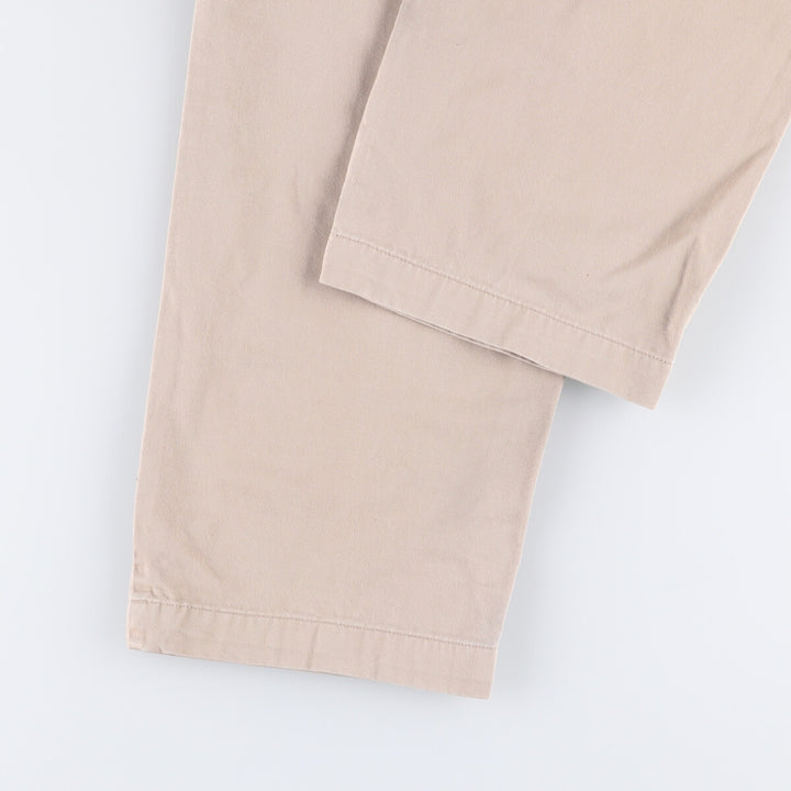 Ralph Lauren Polo Ralph Lauren Andrew Pant Two-pleat Chino Pants Men's Size W34 cotton Beige type Vintage Second Hand