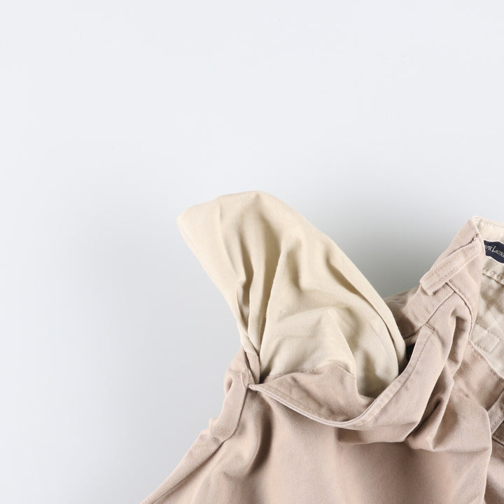 Ralph Lauren Polo Ralph Lauren Andrew Pant Two-pleat Chino Pants Men's Size W34 cotton Beige type Vintage Second Hand