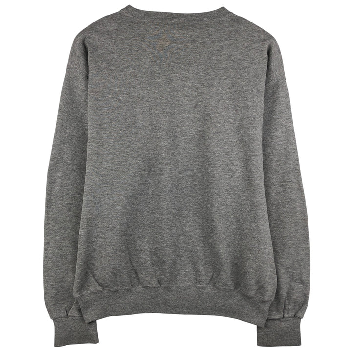 Vintage 2000'S Russell college sweatshirt, size L, men's polyester gray type Vintage Second Hand