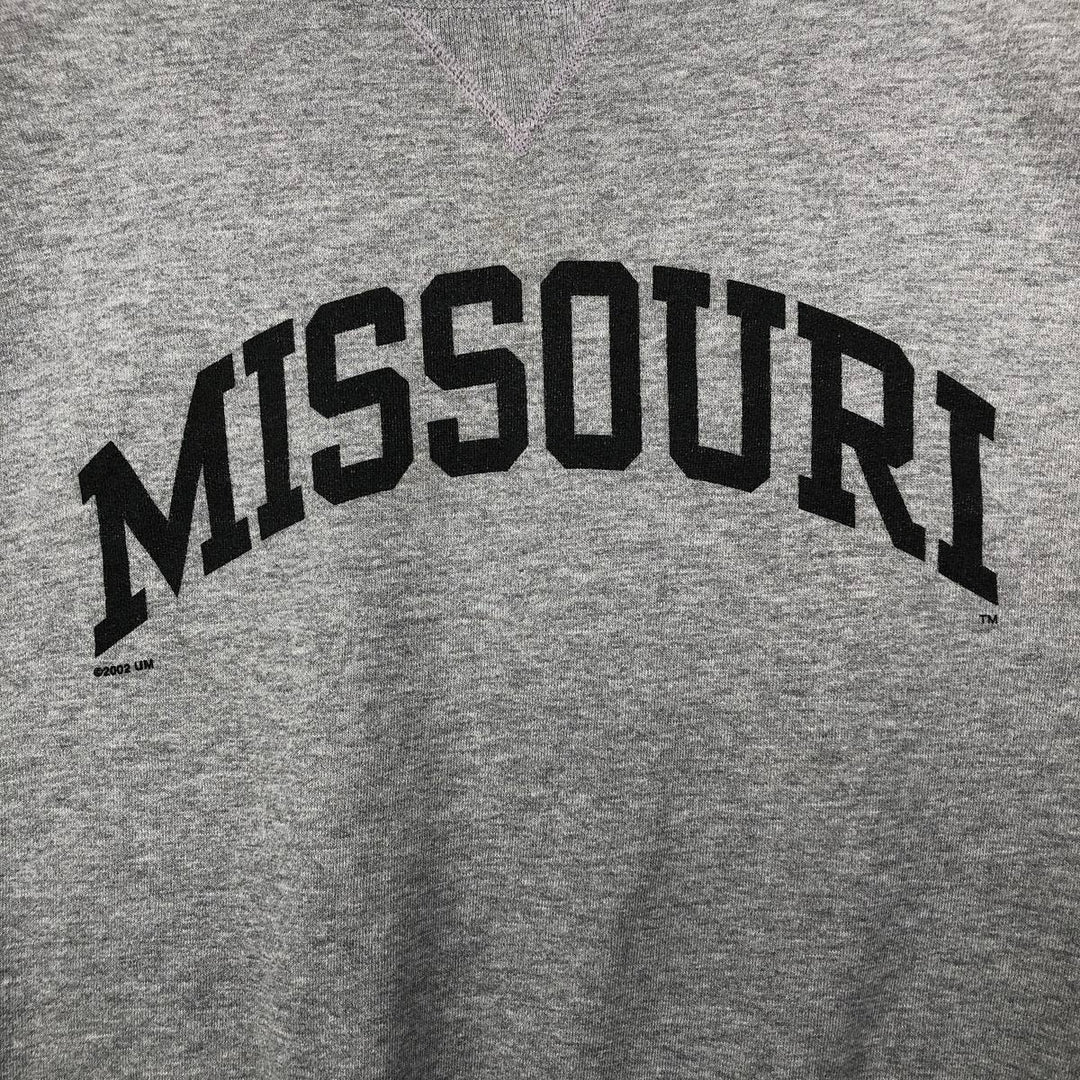Vintage 2000'S Russell college sweatshirt, size L, men's polyester gray type Vintage Second Hand