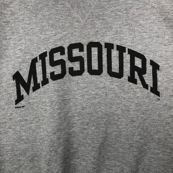 Vintage 2000'S Russell college sweatshirt, size L, men's polyester gray type Vintage Second Hand