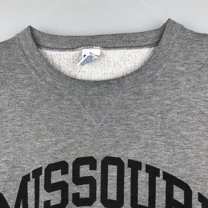 Vintage 2000'S Russell college sweatshirt, size L, men's polyester gray type Vintage Second Hand