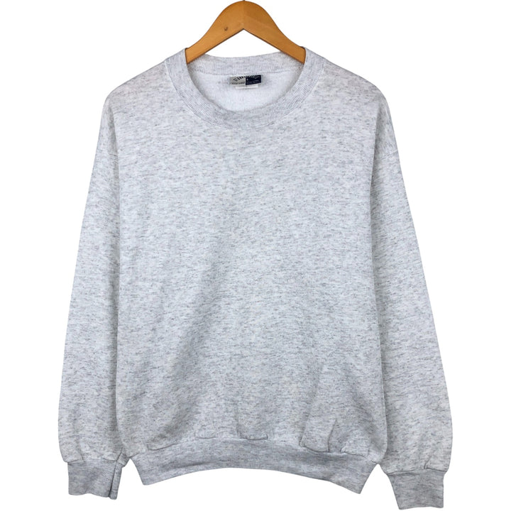 Vintage 90'S Lee STURDYSWEATS plain blank sweatshirt, made in the USA, size L, men's cotton gray type Vintage Second Hand