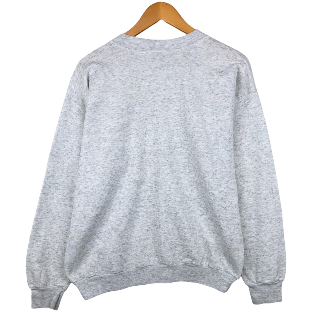 Vintage 90'S Lee STURDYSWEATS plain blank sweatshirt, made in the USA, size L, men's cotton gray type Vintage Second Hand