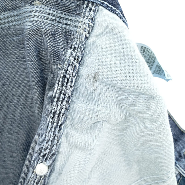 00'S Wrangler CARPENTER denim painter pants for men, equivalent to W34 cotton blue type Vintage Second Hand