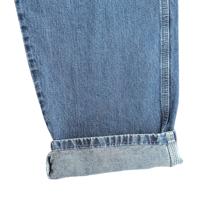 00'S Wrangler CARPENTER denim painter pants for men, equivalent to W34 cotton blue type Vintage Second Hand