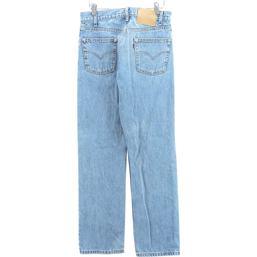 90'S Levi's 505 Regular Fit Straight Leg Tapered Denim Pants, Men's, Vintage, Size W30 cotton blue type Vintage Second Hand