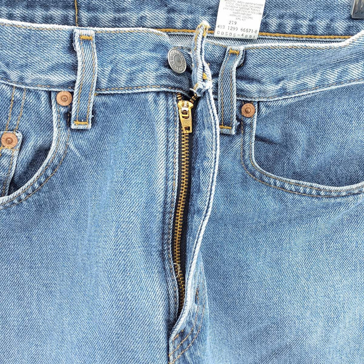 90'S Levi's 505 Regular Fit Straight Leg Tapered Denim Pants, Men's, Vintage, Size W30 cotton blue type Vintage Second Hand