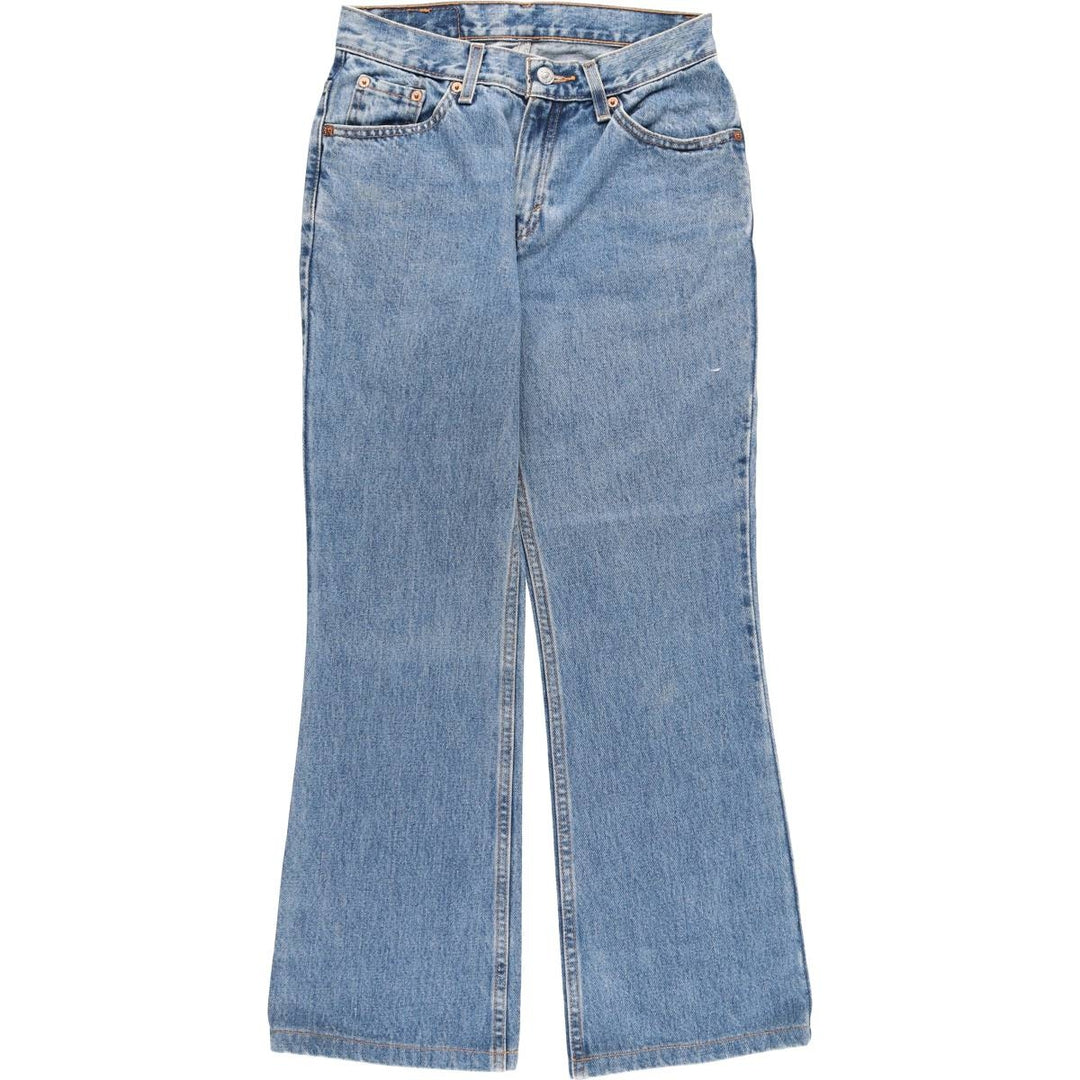 2000'S Levi's 517 Slim Fit Boot Cut Denim Pants, Women's Size L (W28) cotton blue type Vintage Second Hand