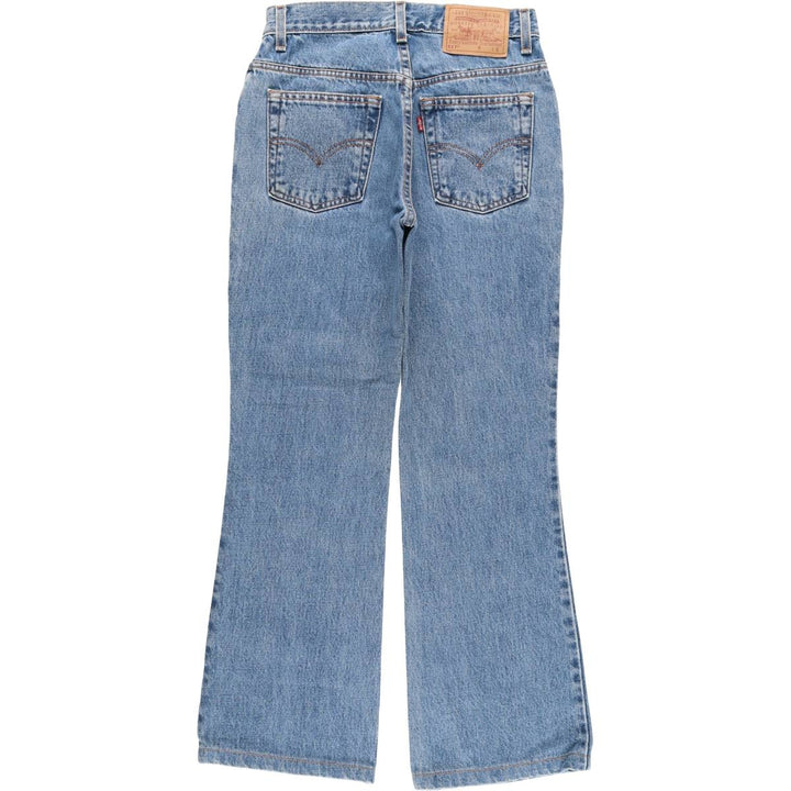 2000'S Levi's 517 Slim Fit Boot Cut Denim Pants, Women's Size L (W28) cotton blue type Vintage Second Hand