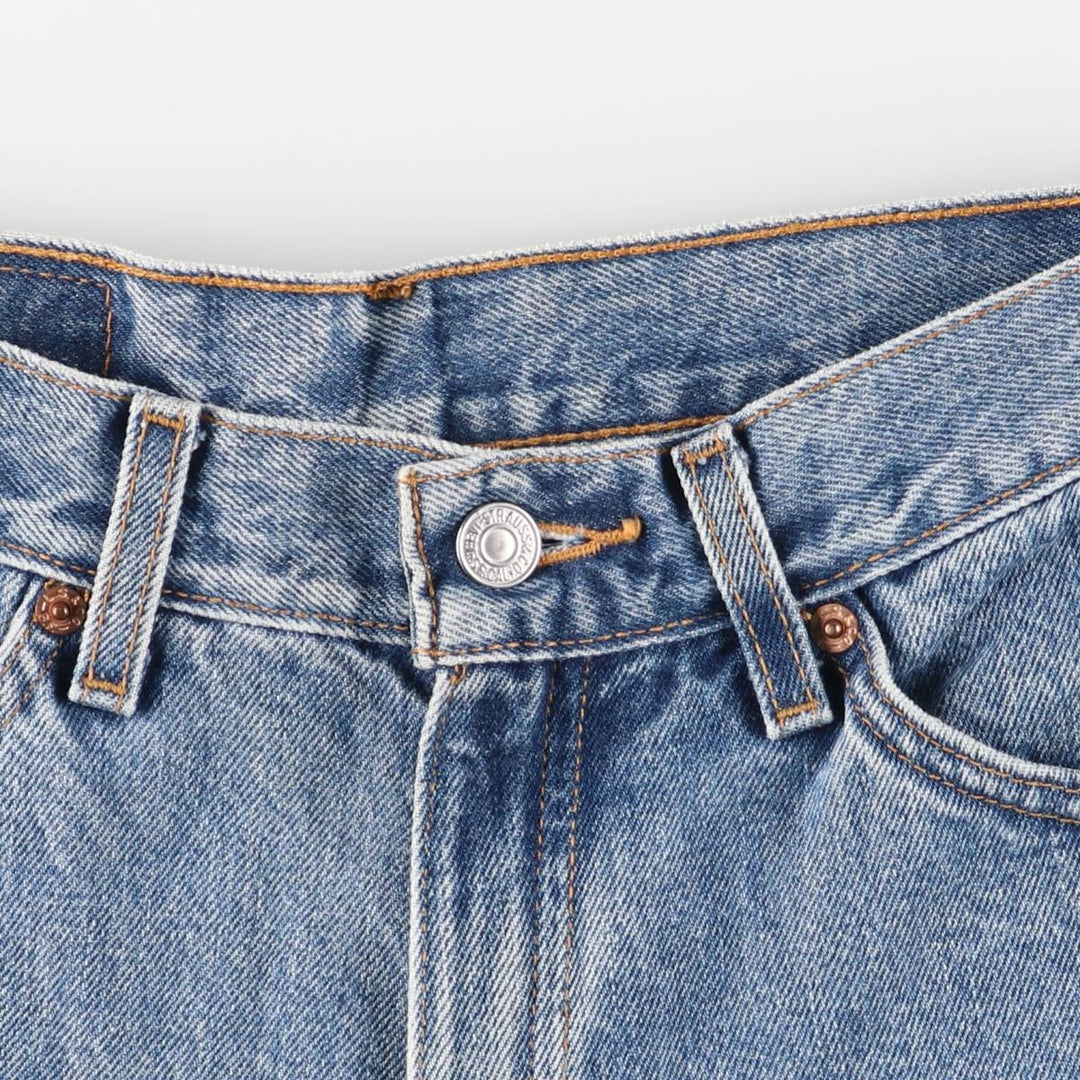 2000'S Levi's 517 Slim Fit Boot Cut Denim Pants, Women's Size L (W28) cotton blue type Vintage Second Hand