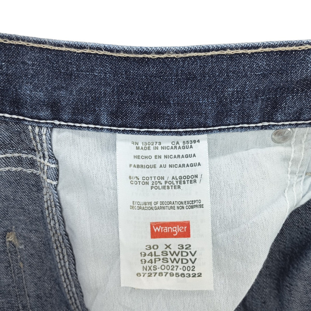 00'S Wrangler Denim Painter Pants Men's W31 equivalent cotton blue type Vintage Second Hand